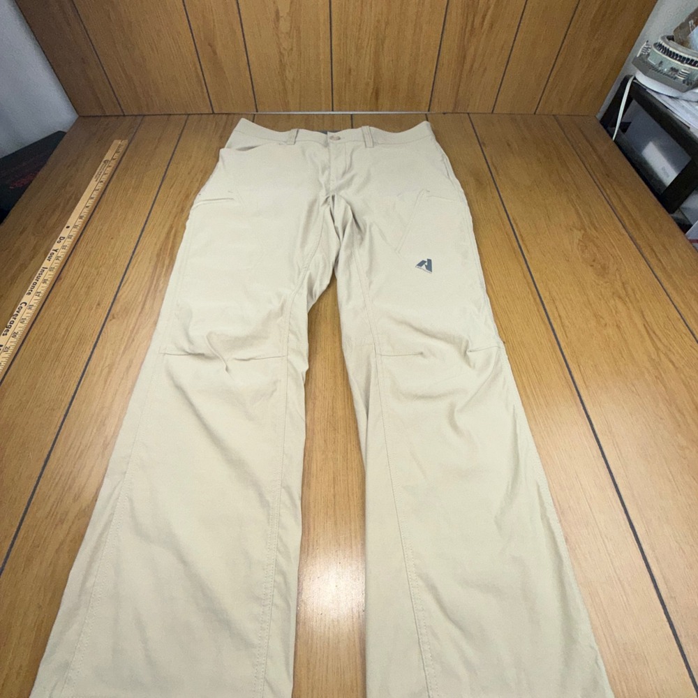 Eddie Bauer First Ascent Guide Pro Pants Mens 34x30 Tan Khaki Hiking 13951063